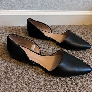 NWOT Black Pointy Flats Dress Shoes